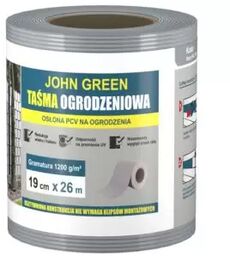 Taśma ogrodzeniowa HARD 1200g/m2 19cm x 26m UV+