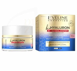 Eveline bioHYALURON 3xRetinol System 70+ Silnie regenerujący Krem-Filler