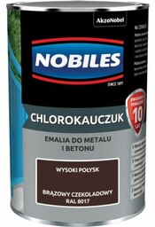 Emalia chlorokauczukowa Brązowy Czekoladowy 0,9 l NOBILES