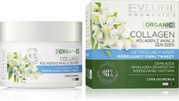 Eveline Organic Collagen Liftingujący Krem modelujący owal twarzy