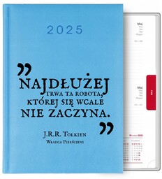 Kalendarz Błękitny A5 2025 Prezent Z Władca Pierścieni