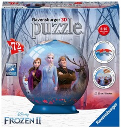 Ravensburger Puzzle 3D Kraina Lodu Elsa Anna Disney