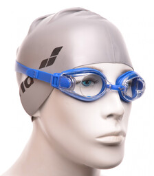 Okulary pływackie arena zoom x-fit niebiesko/przezroczysty