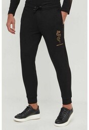Armani Exchange spodnie dresowe bawełniane kolor czarny