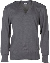 Sweter V-Neck Armii Austriackiej Grey - stan jak