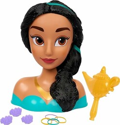 Disney Princess Jasmin Deluxe Głowica fryzjerska