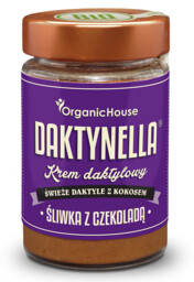 ORGANIC HOUSE Krem Kokosowo Daktylowy Śliwka Z Czekoladą