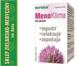 MENOKLIMA 60 Tabletek na Menopauzę i Klimakterium