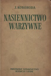 NASIENNICTWO WARZYWNE Jerzy Korohoda