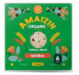 TORTILLA WRAPS BIO 240G AMAIZIN