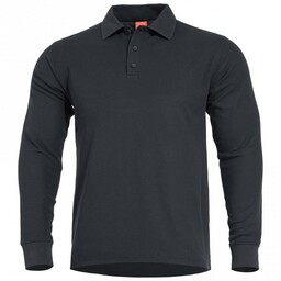 Koszulka polo Pentagon Aniketos Long Sleeve - Black