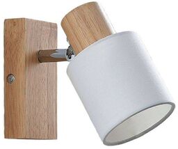 Lindby - Wanessa Lampa Ścienna Light Wood/White