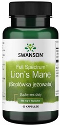 Swanson FS Lion''s mane (soplówka jeżowata) 60 kaps