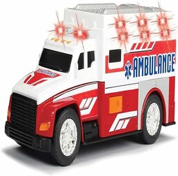 Dickie Toys 203302013 Ambulance, czerwony/biały