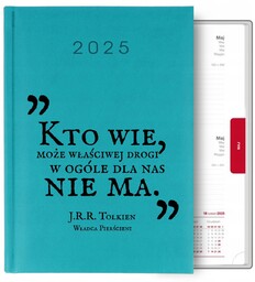 Kalendarz Turkusowy A5 2025 Prezent Z Władca Pierścieni