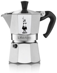 BIALETTI Kawiarka Moka Express 3 TZ Srebrno-czarny 150