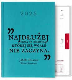 Kalendarz Turkusowy A5 2025 Prezent Z Władca Pierścieni