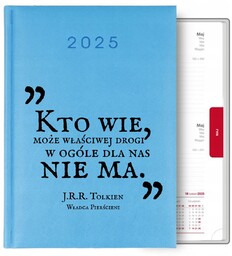 Kalendarz Błękitny A5 2025 Prezent Z Władca Pierścieni