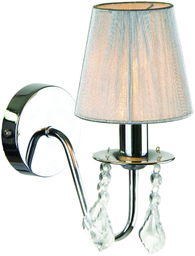 Light Prestige Mona LP-5005/1W srebrna kinkiet lampa ścienna