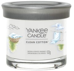 Yankee Candle Clean Cotton Signature Tumbler Świeca zapachowa