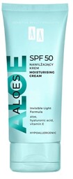 AA Aloes Nawilżający krem SPF 50 40 ml