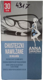 Chusteczki nawilżane do okularów 30 sztuk Anna Zaradna