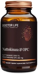 DOCTOR LIFE Nattokinase 2000 FU & OPC 250mg