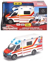 MAJORETTE AMBULANS MERCEDES-BENZ 12,5CM