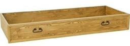 Drewniana szuflada do łóżka POPRAD w kolorze dąb