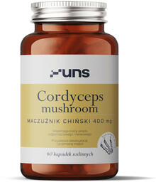 UNS Cordyceps Mushroom Maczużnik Chiński 400mg 60vegcaps