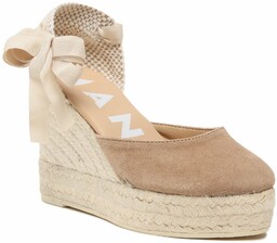 Espadryle Manebi Wedge Espadrilles W 1.9 WV Brązowy