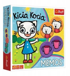 Trefl Kicia Kocia Puzzle Gra planszowa Memos 3+