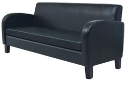 Elior Trzyosobowa sofa Mayor 3X - czarna