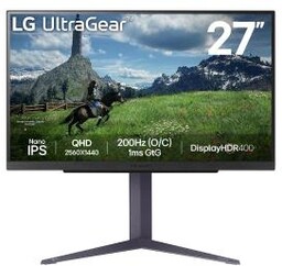 LG UltraGear 27GS85Q-B 27" 2K Nano IPS 180Hz