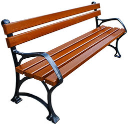 Elior Aluminiowa ławka ogrodowa Sovella 150cm - 7
