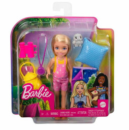 Mattel, Zestaw Barbie Kemping Chelsea Lalka + śpiwór