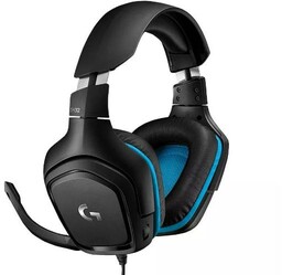 Logitech G432 Nauszne Czarno-niebieski Słuchawki przewodowe z mikrofonem