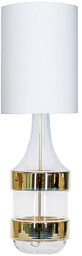 Lampa stołowa biały+złoty Biaritz Gold L223181302 - 4Concepts