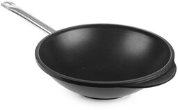 Hendi Patelnia Wok z odlewu aluminium Titanium Professional