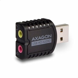 AXAGON ADA-17 Zewnętrzna karta dzwiękowa, USB 2.0 MINI,