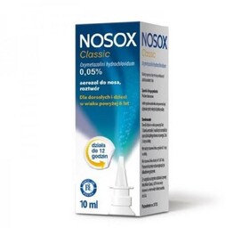 NOSOX CLASSIC 0,05% Aerozol do nosa, 10ml