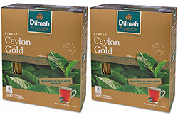 2x Herbata Dilmah Ceylon Gold Finest 100 torebek