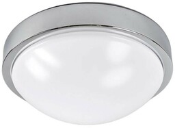 Lindby - Elucio Lampa Sufitowa IP44 Opal/Chrome