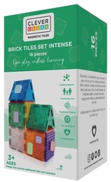 Klocki magnetyczne Brick Tiles Pack Intense - 16