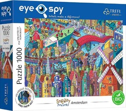 Trefl, Puzzle Prime UFT Eye-Spy Sneaky Peakers, Amsterdam,