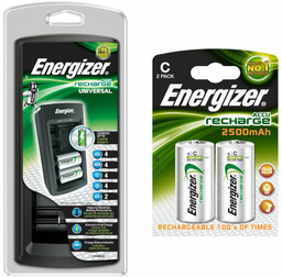 Ładowarka akumulatorków Ni-MH uniwersalna Energizer Universal + 2