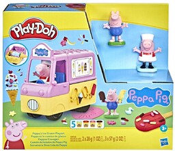 Play-Doh, Świnka Peppa, zestaw Auto z Lodami, F3597