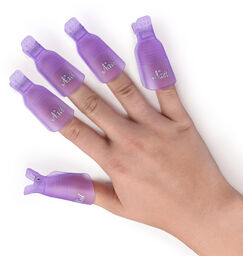 Silcare Plastikowe klipsy do usuwania hybryd z paznokci