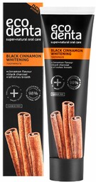 ECODENTA BLACK CINNAMON wybielająca pasta z aktywnym węglem