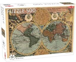 TACTIC Puzzle Lovers Old Map of the World